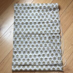 2 Block Print Custom Roman Shades